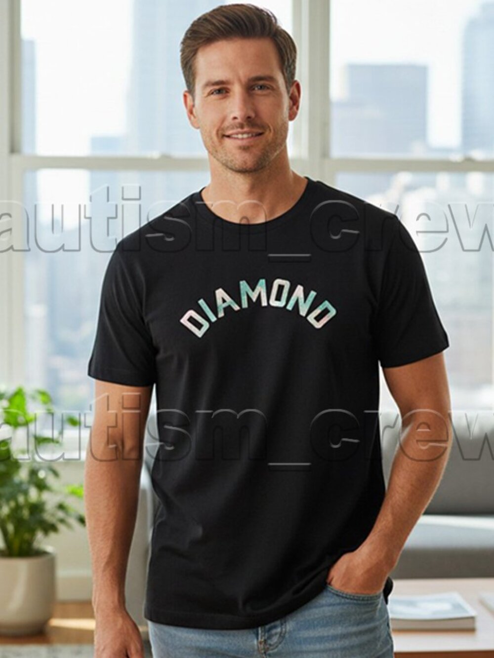 2/40 💥🆕 Diamond Supply Co. Black Cotton SS Graphic T-Shirt | Medium | 2988